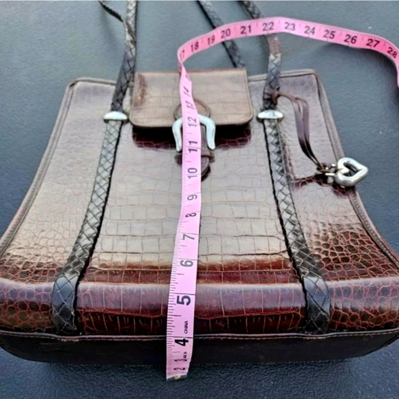 Brighten Unique Vintage Featured in Ad Inserts Leather Luxury Purse Bag Tote Set - Picture 5 of 16